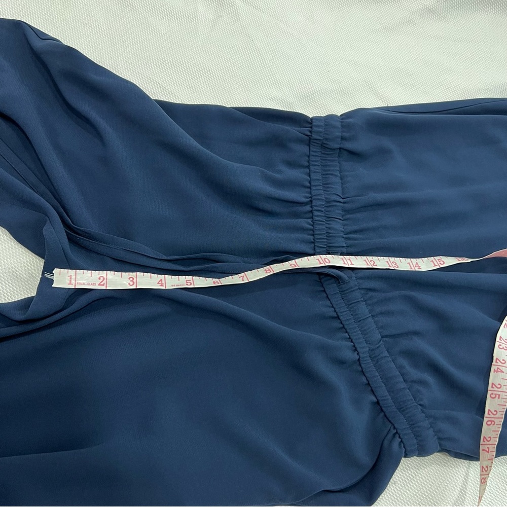 CAbi Navy Blue Sleeveless Drawstring Jumpsuit - Picture 8 of 12